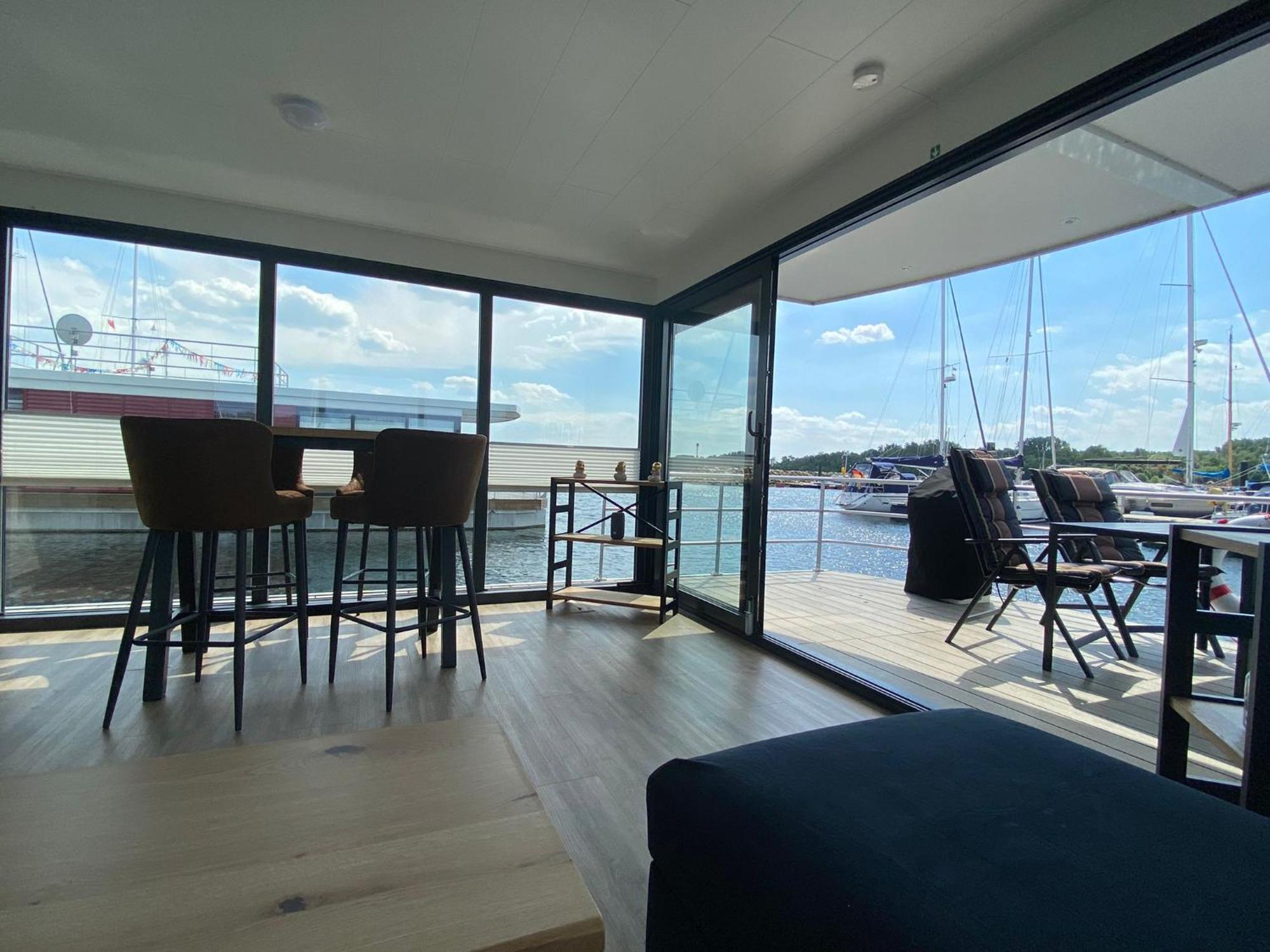 Urlaub Auf Dem Wasser Mit Einmaligen Ausblick - Well Hausboote Boltenhagen 10 ภายนอก รูปภาพ